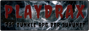Logo für das Projekt PLAYDRAX als Massen-Mehrspieler-Online-Rollenspiel zur Maddrax-Serie